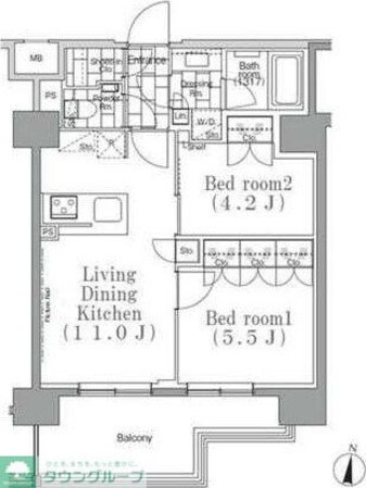 JPnoie下高井戸の物件間取画像